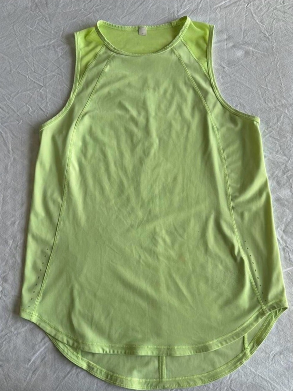 lululemon athletica Neon Lime Performance Tank